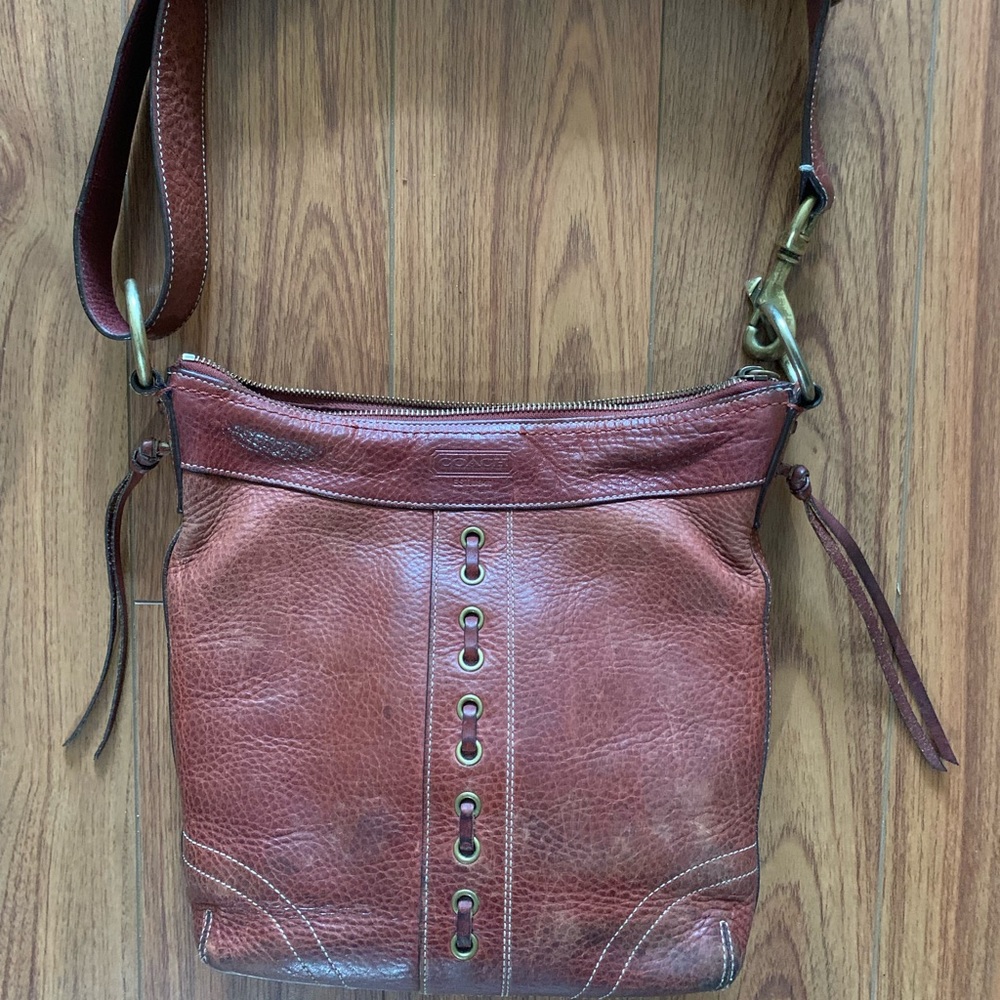 Coach Chelsea Laced Leather Bag